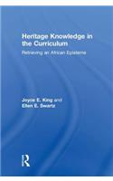 Heritage Knowledge in the Curriculum