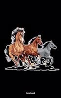 Notebook: Horse Notebook / Journal Gift (120 dot grid pages - 6 x 9)