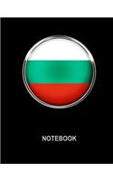 Notebook. Bulgaria Flag Cover. Composition Notebook. College Ruled. 8.5 x 11. 120 Pages.