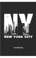 New York City Notebook: Lined Journal for Nyc, Big Apple and Manhattan Fans - Paperback, Diary Gift for Men, Women and Children