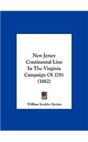 New Jersey Continental Line in the Virginia Campaign of 1781 (1882)