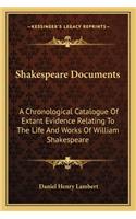 Shakespeare Documents