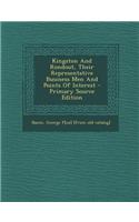 Kingston and Rondout, Their Representative Business Men and Points of Interest - Primary Source Edition