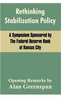 Rethinking Stabilization Policy