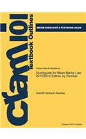 Studyguide for Mass Media Law 2011/2012 Edition by Pember