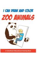 I Can Draw and Color Zoo Animals