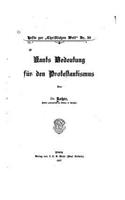 Kants Bedeutung fur den Protestantismus