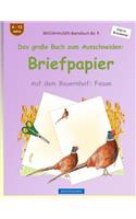 BROCKHAUSEN Bastelbuch Band 5 - Das große Buch zum Ausschneiden: Briefpapier: Auf dem Bauernhof: Fasan(5 Auf Dem Bauernhof: Fasan)