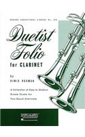 Duetist Folio for Clarinet