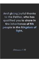 Colossians 1