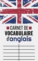 Carnet de Vocabulaire d'Anglais