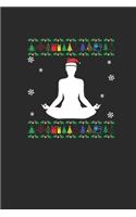 Ugly Christmas Yoga: Blank Lined Notebook (6" x 9" - 120 pages) Christmas Themed Notebook for Daily Journal, Diary, and Gift