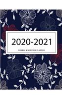 2020 - 2021 Weekly And Monthly Planner: Calendar Schedule + Organizer - Inspirational Quotes (2020-2021 Academic Planners