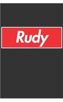 Rudy: Rudy Planner Calendar Notebook Journal, Personal Named Firstname Or Surname For Someone Called Rudy For Christmas Or Birthdays This Makes The Perfec
