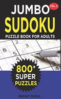 Jumbo Sudoku Puzzle Book For Adults (Vol. 3)