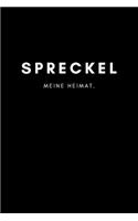 Spreckel: Notizbuch, Notizblock, Notebook - Liniert, Linien, Lined - DIN A5 (6x9 Zoll), 120 Seiten - Notizen, Termine, Planer, Tagebuch, Organisation - Deine 