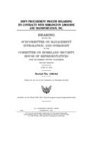 DHS's procurement process regarding its contracts with Shirlington Limousine and Transportation, Inc.