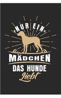 Nur ein Mädchen das Hunde liebt