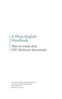 How to Create Clear SEC Disclosure Documents