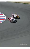 Journal Pages - Mortorcycle Race (Unruled)