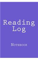 Reading Log: Notebook