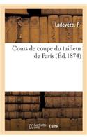Cours de Coupe Du Tailleur de Paris