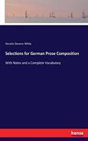 Selections for German Prose Composition