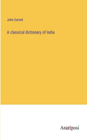 classical dictionary of India