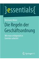 Die Regeln Der Geschäftsordnung
