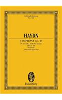 Symphony No. 45 in F-Sharp Minor, Hob.I:45 Farewell: Study Score