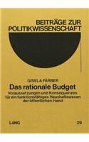 Das rationale Budget