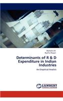 Determinants of R & D Expenditure in Indian Industries
