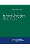 Zur Genese der Ortskoordinaten Kleinasiens in der Geographie des Klaudios Ptolemaios