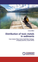 Distribution of toxic metals in sediments