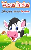 Libro para colorear de vacas lindas para ninos