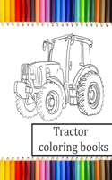 Tractor coloring book