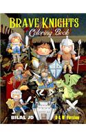 Brave Knights Coloring Book: Coloring Books: Activity Books For Kids