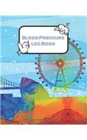 Blood Pressure Log Book/BP Recording Book (104 pages)