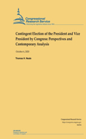 Contingent Election of the President and Vice President by Congress