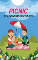 Picnic Coloring Book For Kids