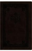 NIV, Thinline Reference Bible, Large Print, Leathersoft, Brown, Red Letter Edition