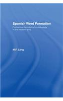 Spanish Word Formation