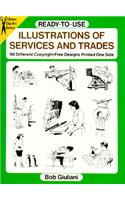 Ready-to-Use Illustrations of Services and Trades