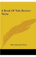 Book Of Yale Review Verse