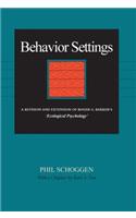 Behavior Settings