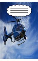 Hubschrauber Notizbuch