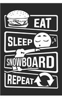 Eat Sleep Snowboard Repeat