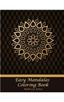 Easy Mandalas Coloring Book