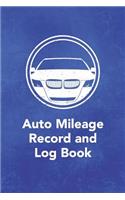 Auto Mileage Record and Log Book