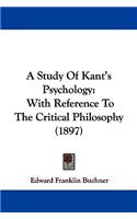 A Study Of Kant's Psychology